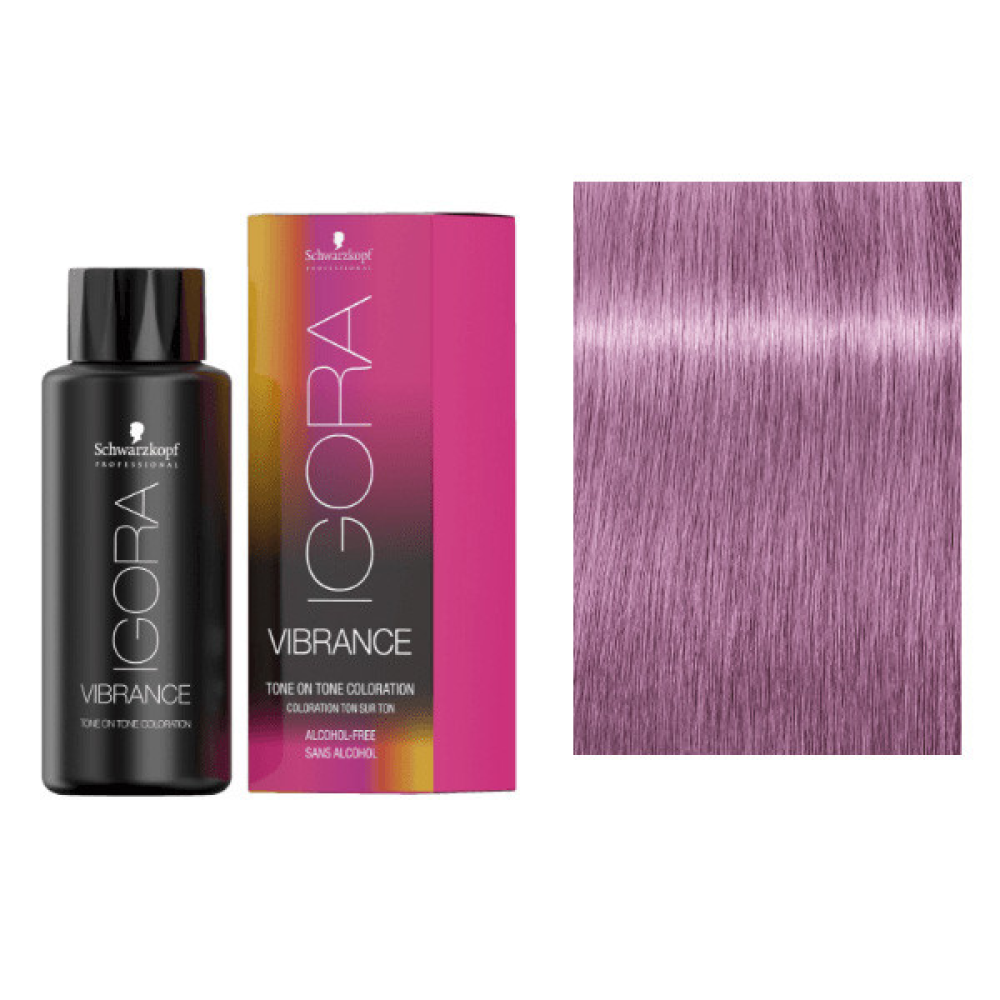 Schwarzkopf Igora Vibrance Демиперманентная краска для волос 9,5-19 светлый блондин пастель сандрэ фиолетовый