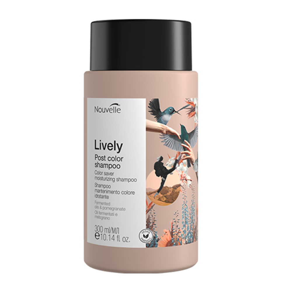 Nouvelle Lively Post Color Shampoo_Шампунь после окрашивания 300мл