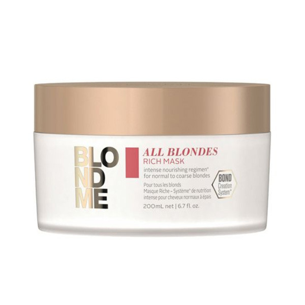 Schwarzkopf BlondMe All Blondes Rich Mask Маска для волос всех типов волос 200мл