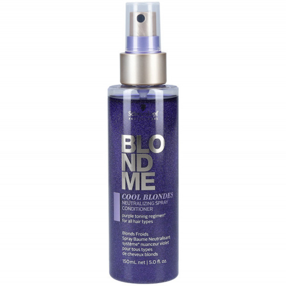 Schwarzkopf BlondMe Cool Blondes Spray Conditioner_Спрей-кондиціонер для нейтралізації жовтизни 150 мл