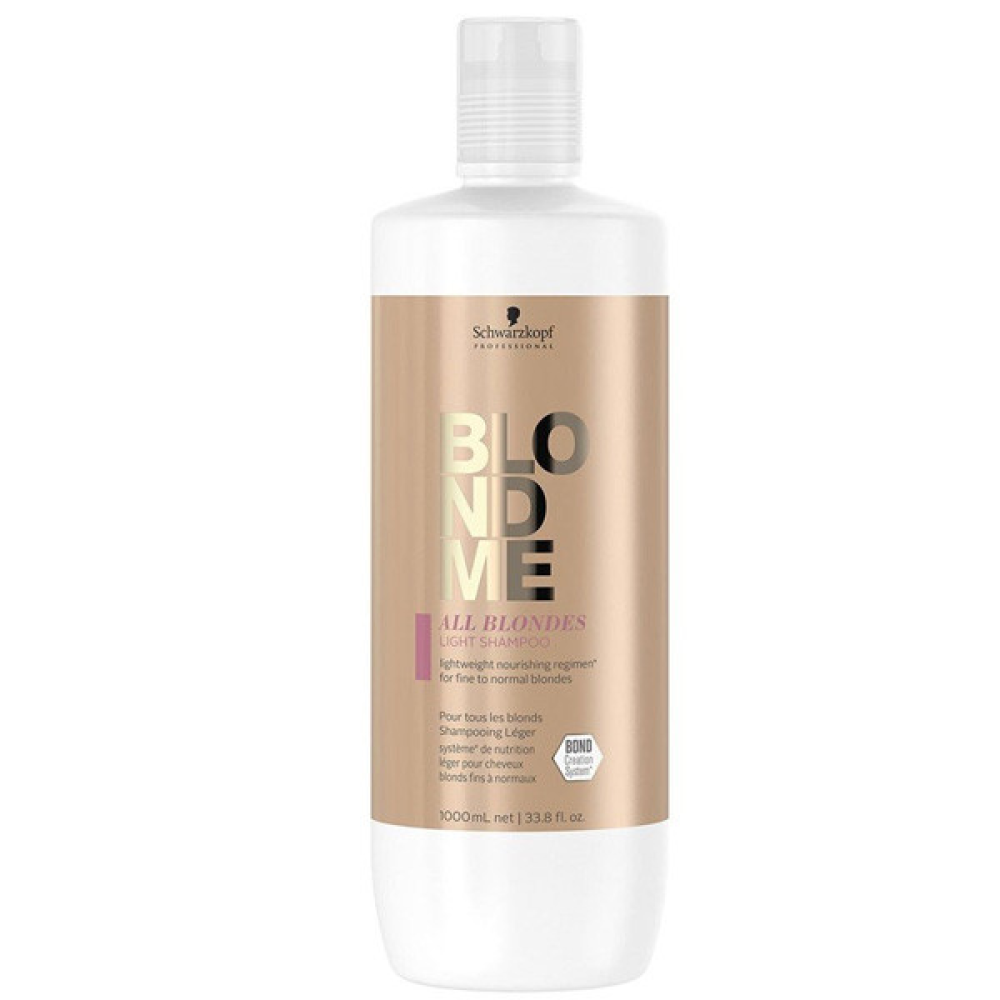 Schwarzkopf BlondMe All Blondes Light Shampoo_Шампунь для легкого догляду всіх типів волосся 1000 мл