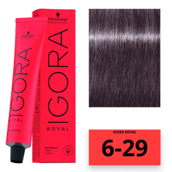 Schwarzkopf Igora Royal Color Перманентна крем-фарба для волосся_6-29 темно-русявий попелястий фіолетовий 60 мл