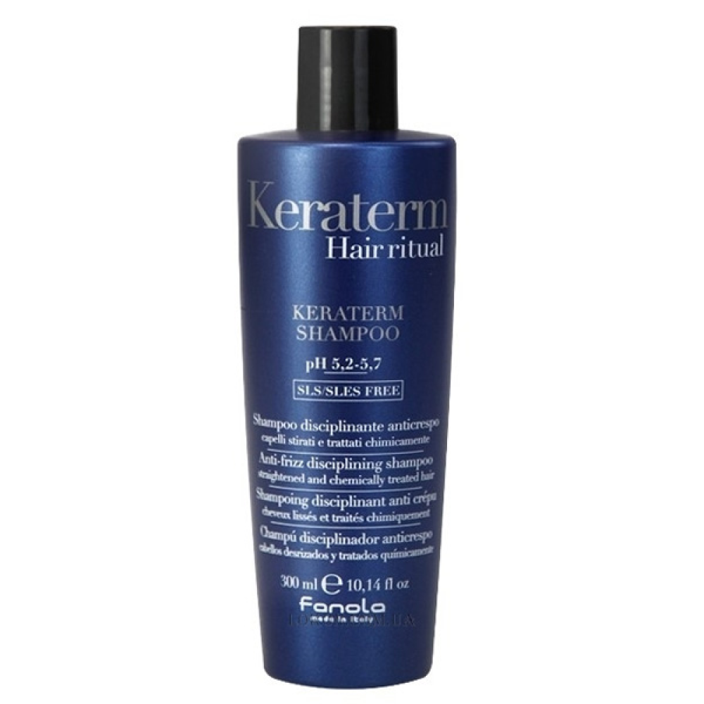 Fanola Keraterm Shampoo_Шампунь для реконструкции поврежденных волос 300мл