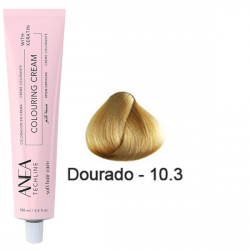 Anea Colouting Cream Стойкая крем-краска для волос 10.3 золотой платиновый блонд 100мл