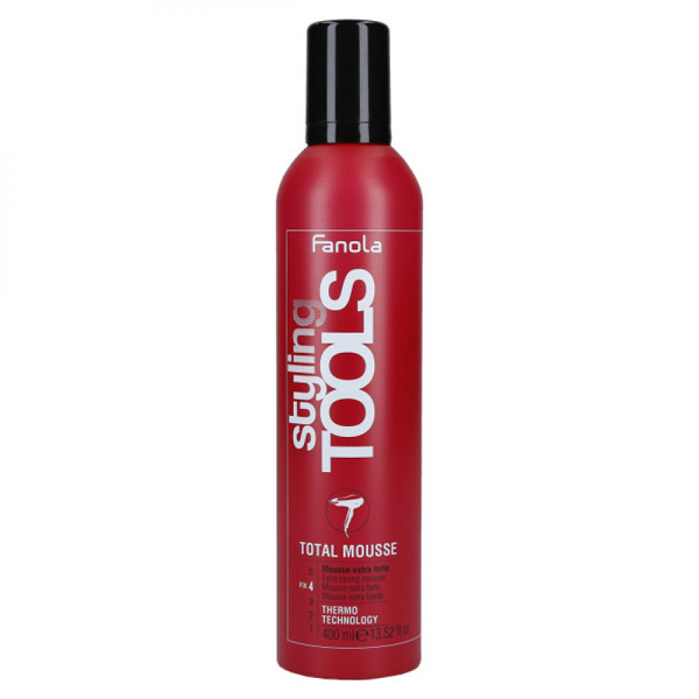 Fanola Styling Tools Total Mousse Extra Strong Мус для волосся екстрасильної фіксації 400 мл