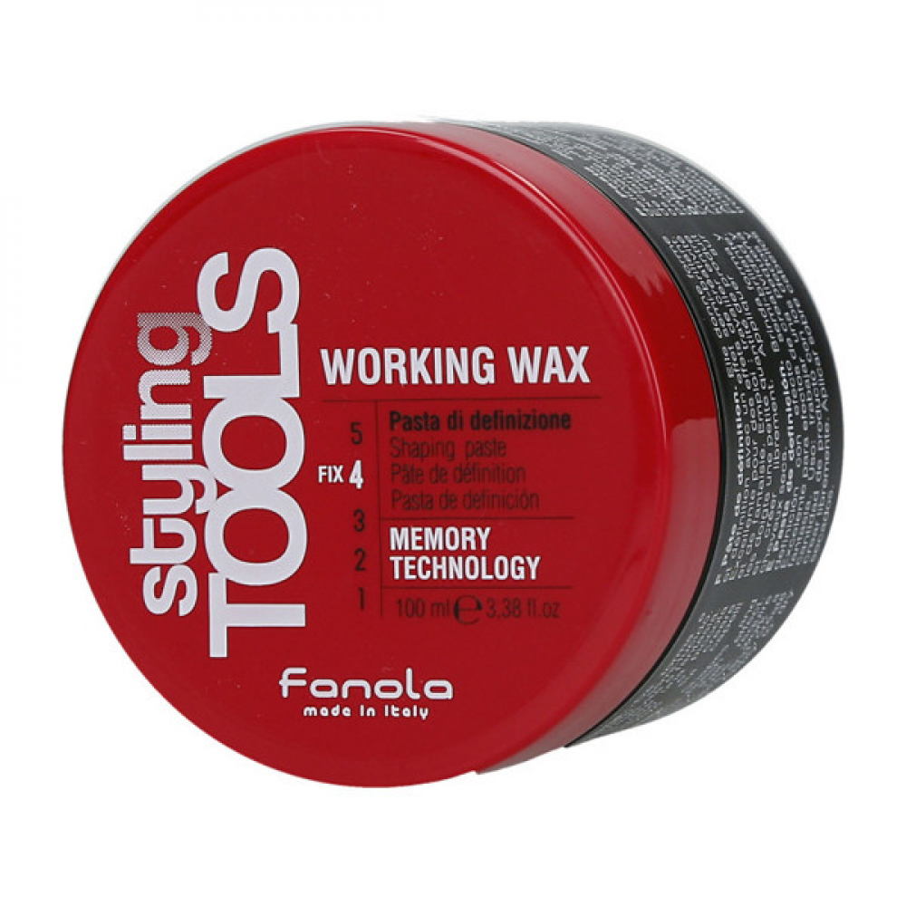 Fanola Styling Tools Working Wax Структурирующая паста для волос 100мл