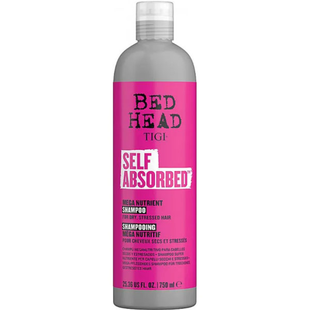 Tigi Bed Head Self Absorbed Shampoo_Шампунь для сухих и поврежденных волос 750мл