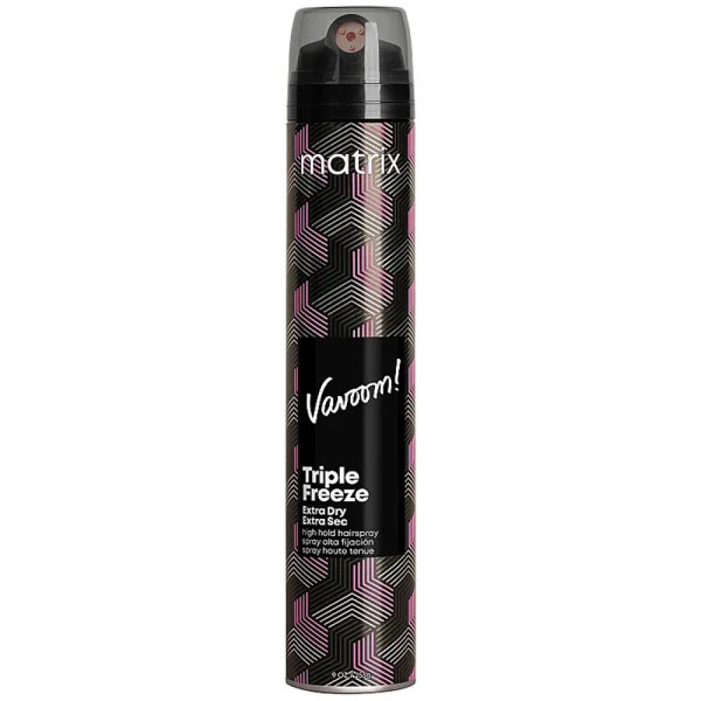 Matrix Vavoom Triple Freeze Extra Dry Spray_Сухой спрей для экстрафиксации с тройным диффузором 300мл
