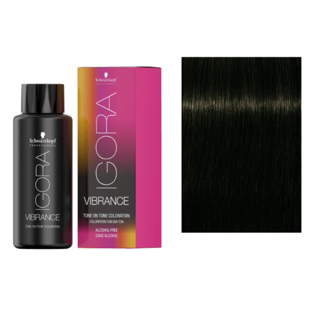 Schwarzkopf Igora Vibrance Демиперманентная краска для волос_4-63 средне-коричневый шоколадный матовый 60мл