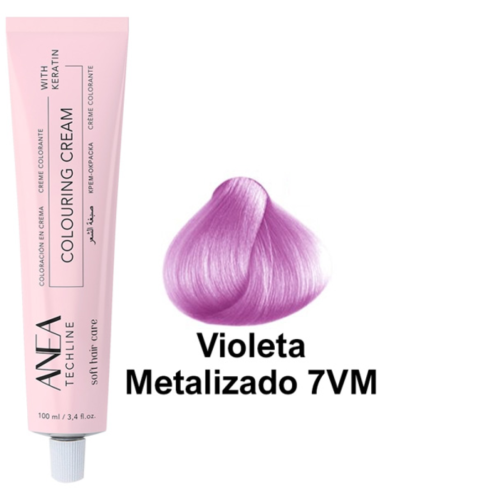 Anea Colouting Cream Стойкая крем-краска для волос_7VM фиолетовый металлик 100мл