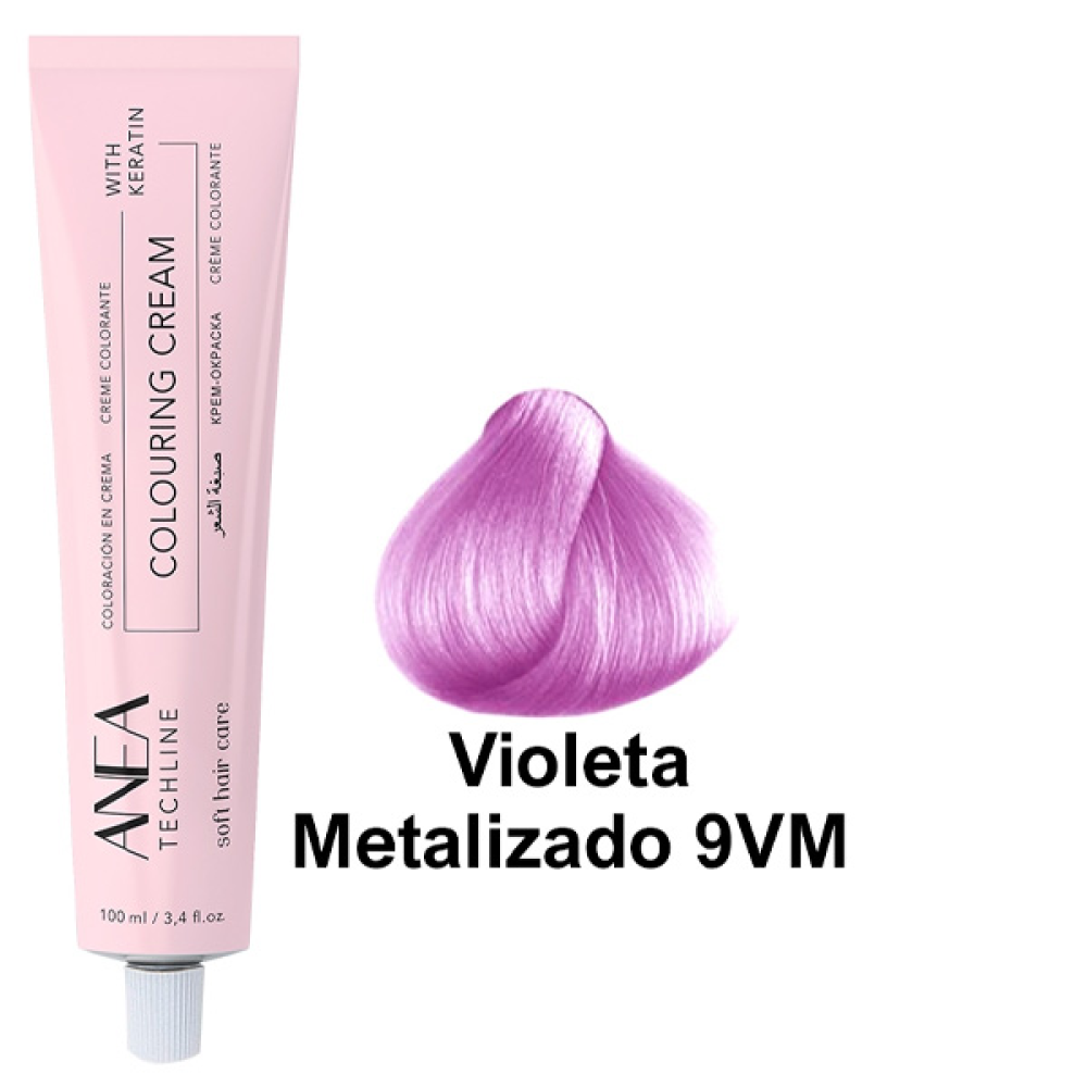 Anea Colouting Cream Стойкая крем-краска для волос_9VM светло-фиолетовый металлик 100мл