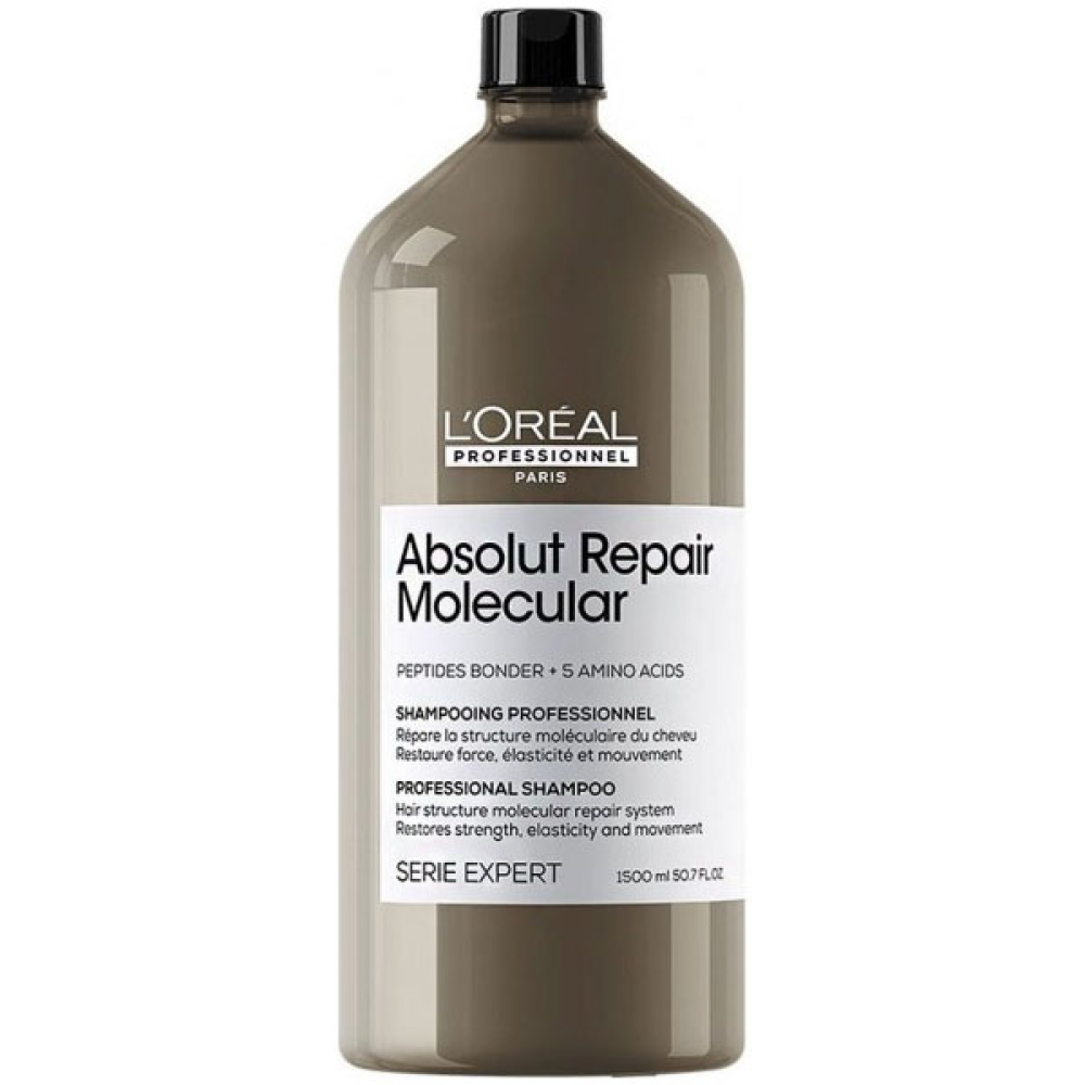 L'Oreal Absolut Repair Molecular Shampoo_Шампунь для восстановления структуры поврежденных волос 1500мл