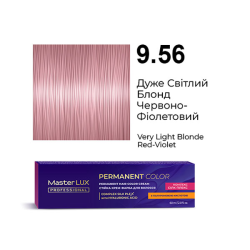 Master LUX Стійка крем-фарба для волосся_9.56 Дуже світлий блонд червоно-фіолетовий 60мл