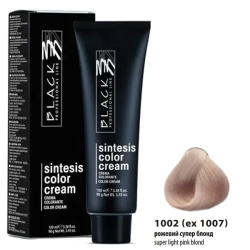 Black Sintesis Color Creme Перманентна крем-фарба для волосся_1002 рожевий суперблонд 100мл