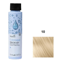 Nouvelle Coloraqua Water Фарба для волосся на водній основі_10 платиновий блонд 75мл