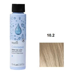 Nouvelle Coloraqua Water Фарба для волосся на водній основі_10.2 платиновий блонд перлинно-бежевий 75мл