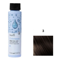 Nouvelle Coloraqua Water Фарба для волосся на водній основі_3 темно-каштановий 75мл