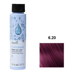 Nouvelle Coloraqua Water Фарба для волосся на водній основі_6.20 темний блонд фіолетовий 75мл