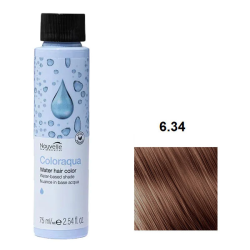 Nouvelle Coloraqua Water Фарба для волосся на водній основі_6.34 темний блонд золотисто-мідний 75мл