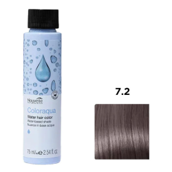 Nouvelle Coloraqua Water Фарба для волосся на водній основі_7.2 блонд перлинно-бежевий 75мл