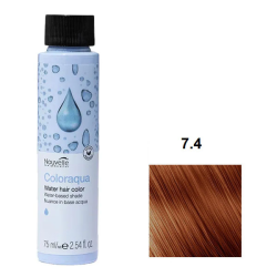 Nouvelle Coloraqua Water Фарба для волосся на водній основі_7.4 блонд мідний 75мл