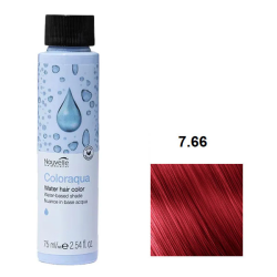 Nouvelle Coloraqua Water Фарба для волосся на водній основі_7.66 блонд червонуватий насичений 75мл