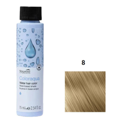 Nouvelle Coloraqua Water Фарба для волосся на водній основі_8 світлий блонд 75мл