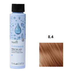 Nouvelle Coloraqua Water Фарба для волосся на водній основі_8.4 світлий блонд мідний 75мл