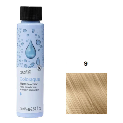 Nouvelle Coloraqua Water Фарба для волосся на водній основі_9 дуже світлий блонд 75мл