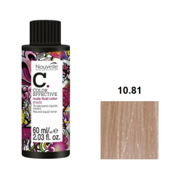 Nouvelle Liquid Toner Рідкий деміперманентний фарбник_10.81 платиновий блондин бірізовий 60мл