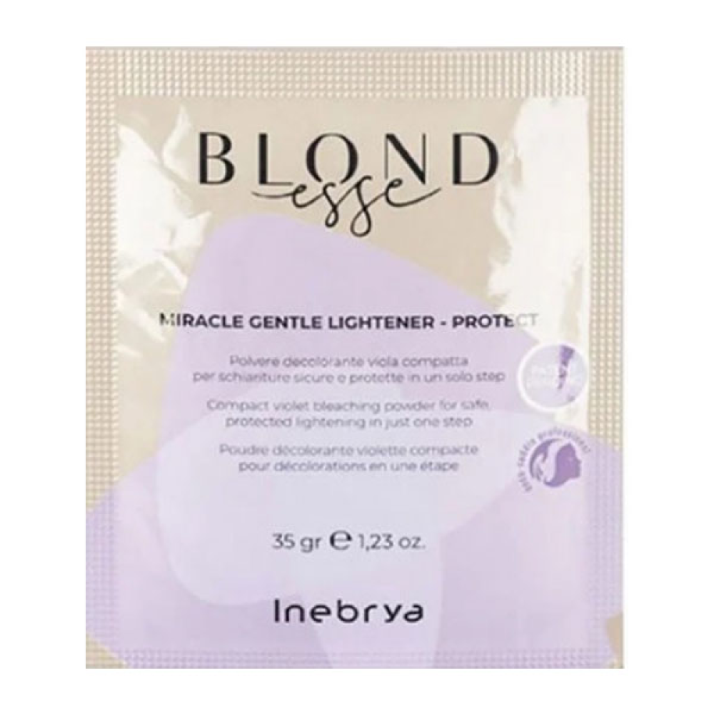 Inebrya Blondesse Мiracle Light- Protect- 7 Tones_Нiжний захисний порошок для освітлення 35гр