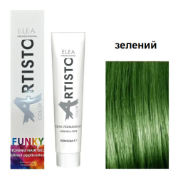 Elea Professional Artisto Funky Colors_Тонувальний гель зелений 100мл