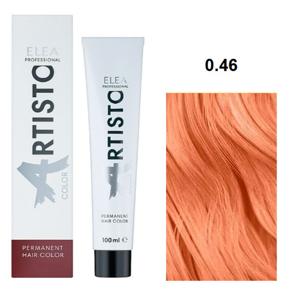Elea Professional Artisto Стійка крем-фарба для волосся_0.46 Тонер мідно-червоний 100мл