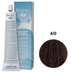 Inebrya Bionic Сolor Краска без аммиака_ 4/0 каштановый 60мл