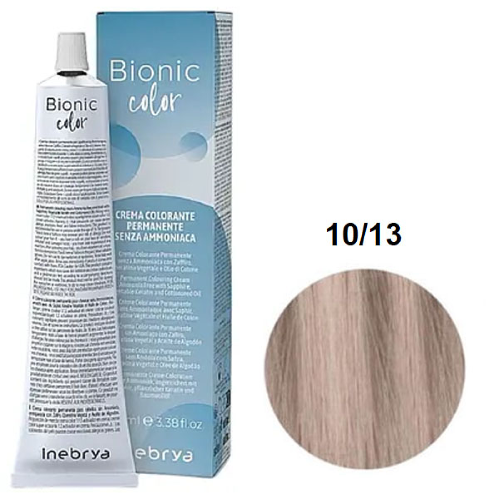 Inebrya Bionic Сolor Краска без аммиака_10/13 платиновый блондин бежевый 60мл
