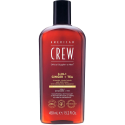 American Crew 3-in-1 Ginger+Tea_Шампунь, кондиціонер та гель для душу 3в1 450мл