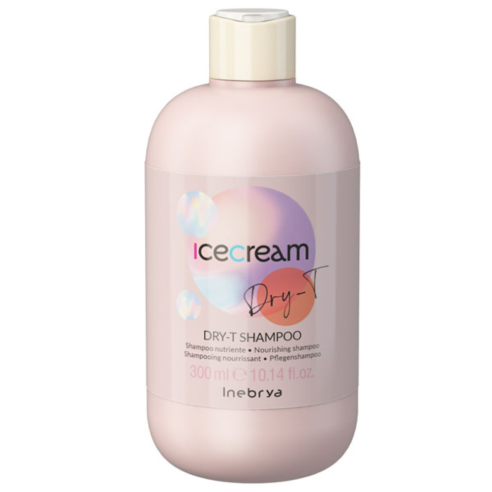 Inebrya Dry-T Shampoo_ Шампунь для сухих, вьющихся и окрашенных волос 300мл