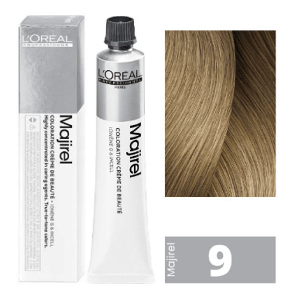 L'Oreal Professionnel Majirel Стійка крем-фарба для волосся_9 дуже світлий блондин 60мл