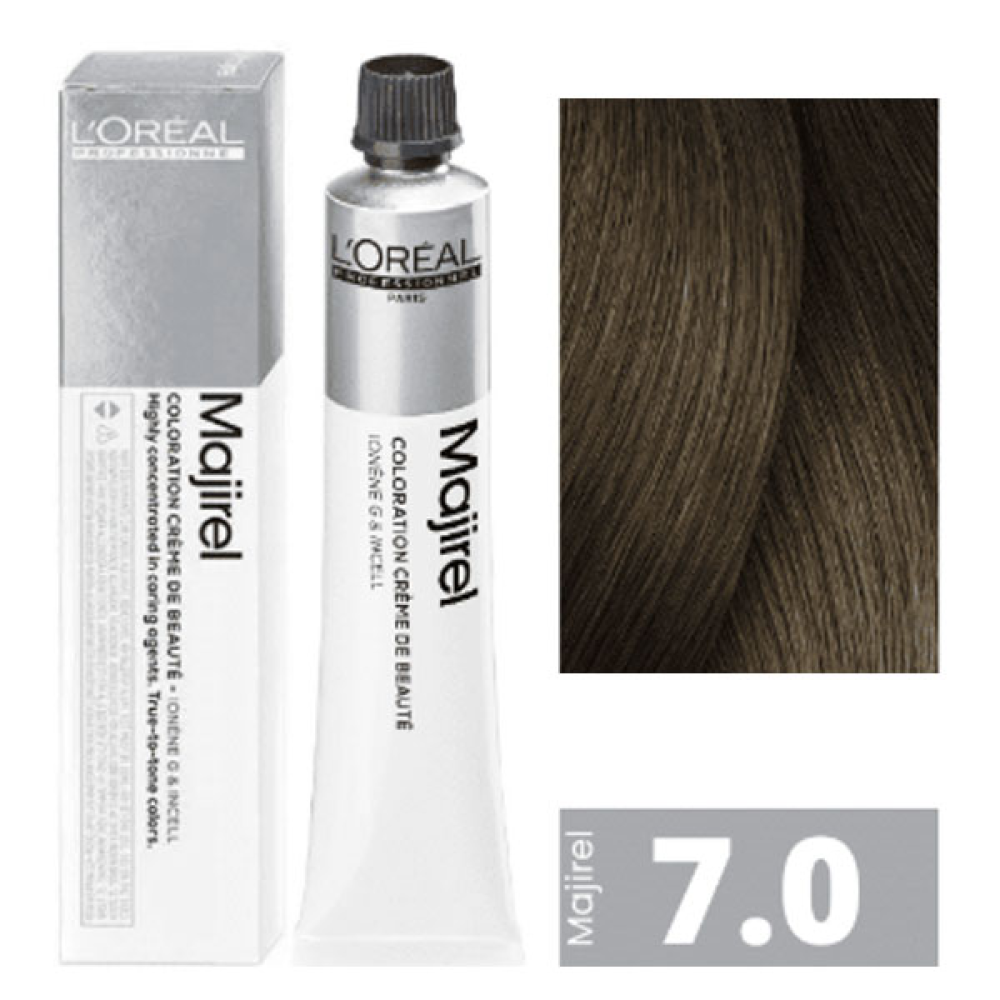 L'Oreal Professionnel Majirel Стійка крем-фарба для волосся_7.0 блондин глибокий натуральний 60мл