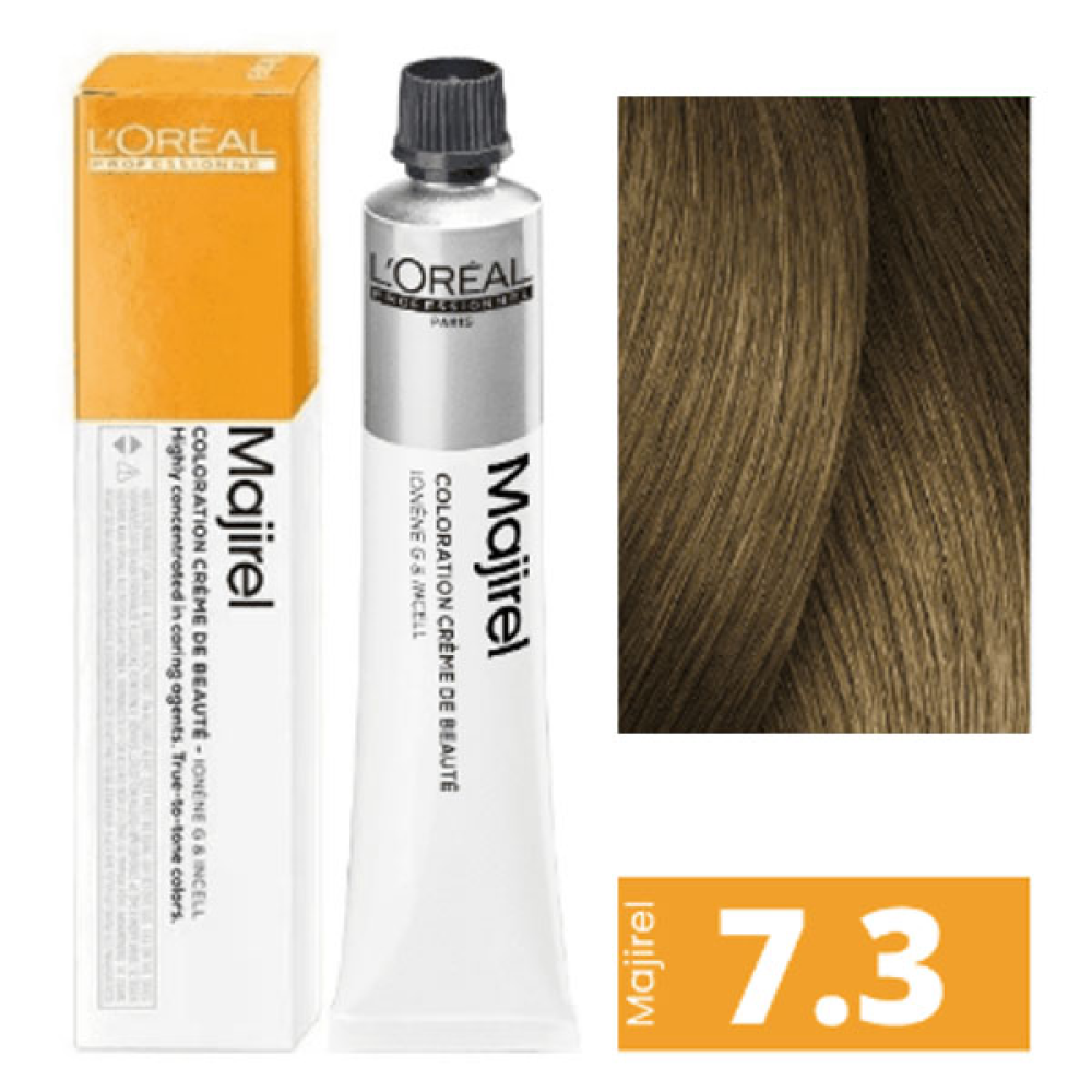 L'Oreal Professionnel Majirel Стійка крем-фарба для волосся_7.3 блондин золотистий 60мл