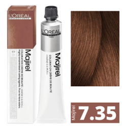 L'Oreal Professionnel Majirel Стійка крем-фарба для волосся_7.35 блондин золотистий махагоновий 60мл