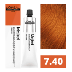 L'Oreal Professionnel Majirel Стійка крем-фарба для волосся_7.40 блондин глибокий мідний 60мл