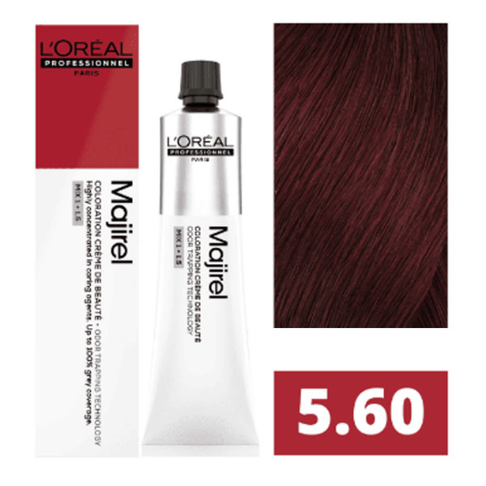 L'Oreal Professionnel Majirel Стійка крем-фарба для волосся_5.60 темний блондин червоний 60мл