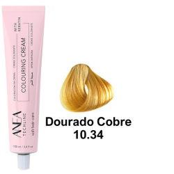 Anea Colouting Cream Стойкая крем-краска для волос 0.34 золотой платиновый медный блонд 100мл