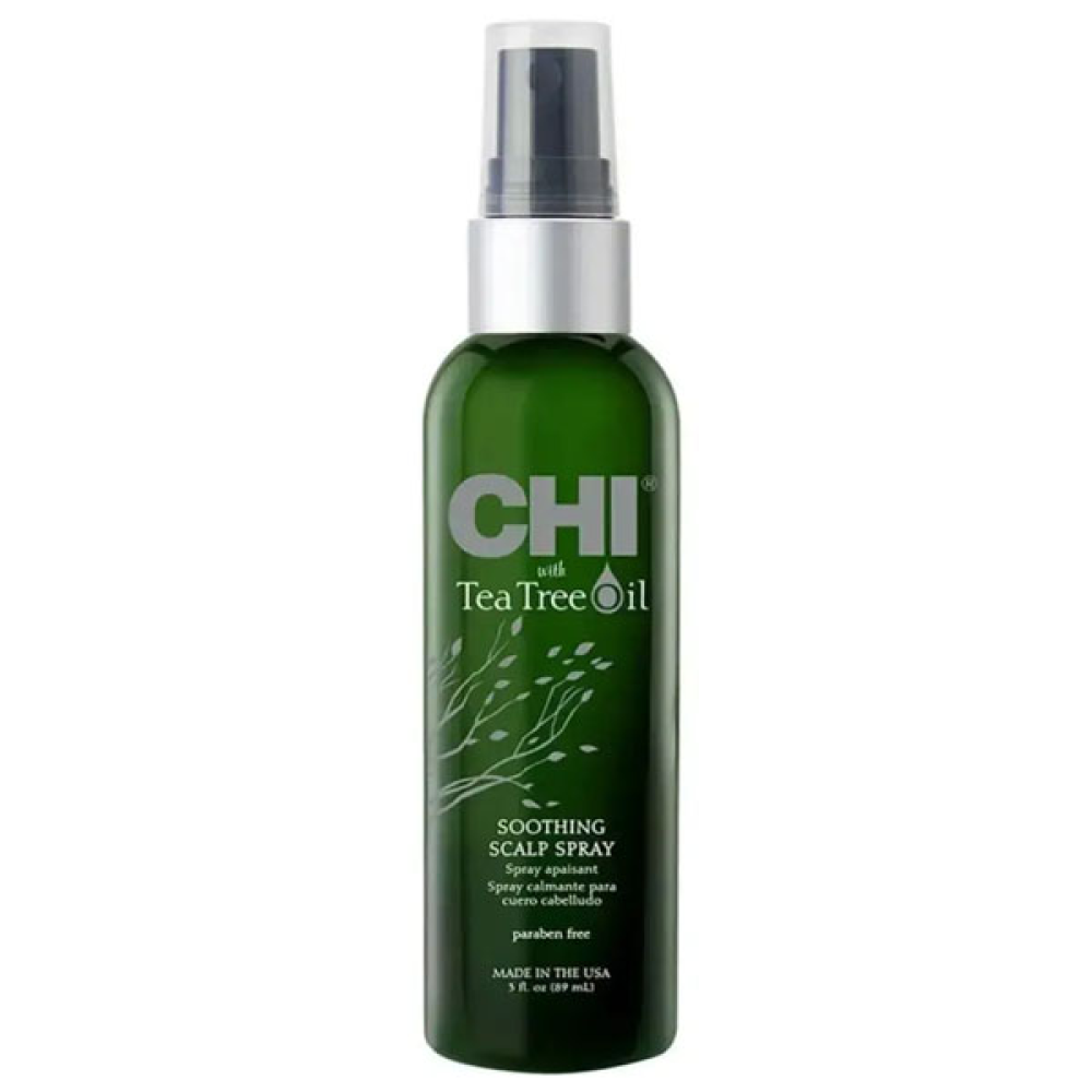 CHI Tea Tree Oil Scalp Spray_Спрей заспокійливий для шкіри голови з олією чайного дерева 89мл