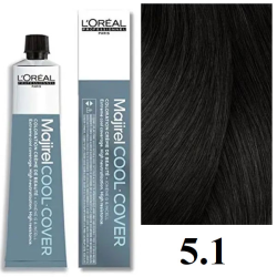 L'Oreal Professionnel Majirel Cool Corver Стійка крем-фарба_5.1 cвітлий шатен попелястий 60мл
