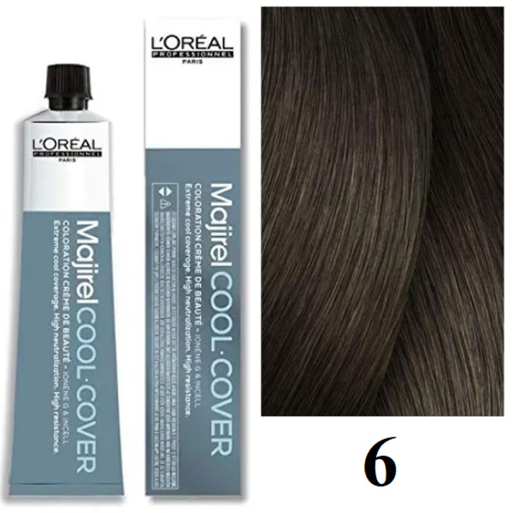 L'Oreal Professionnel Majirel Cool Corver Стійка крем-фарба_6 темний блондин 60мл