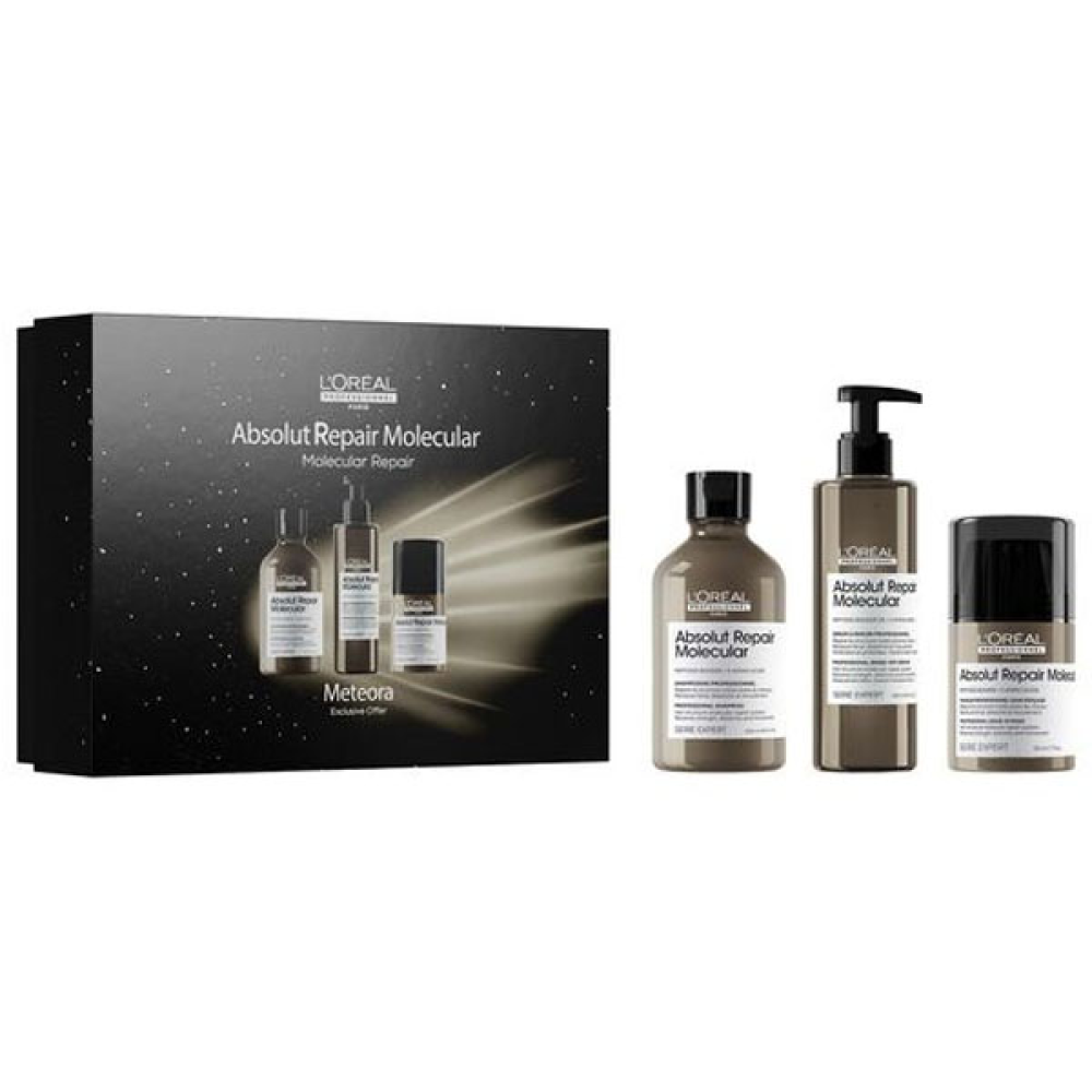 L'Oreal Absolut Repair Molecular_Набір (шампунь 300мл + сироватка 250 мл + маска 50мл)