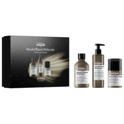 L'Oreal Absolut Repair Molecular_Набір (шампунь 300мл + сироватка 250 мл + маска 50мл)