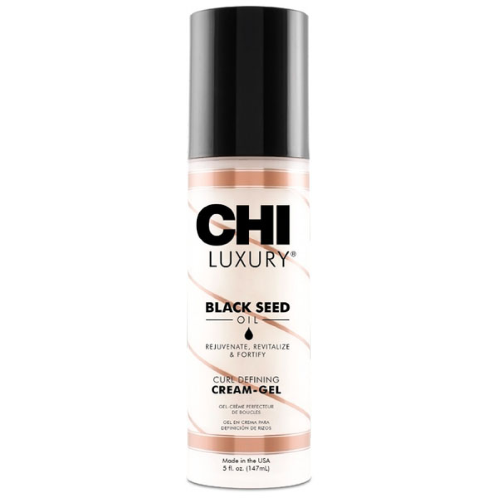 CHI Luxury Black Seed Oil Curl Defining Cream-Gel_Крем-гель формирующий для локонов с маслом черного тмина 147мл